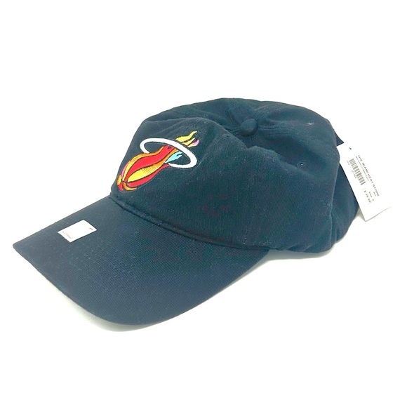 Miami Heat Item of the Game Anniversary Hat Cap Adjustable Strap Black Color NEW - Picture 1 of 7